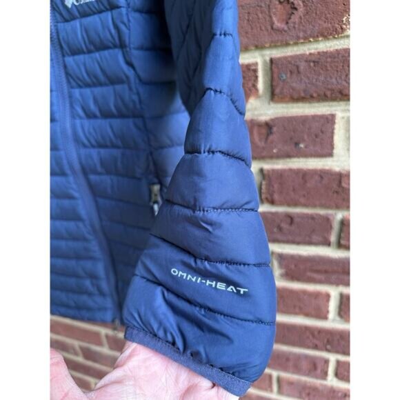 Columbia Omni-Heat Hooded Puffer Coat Youth Size XS 6 - Picture 3 of 9